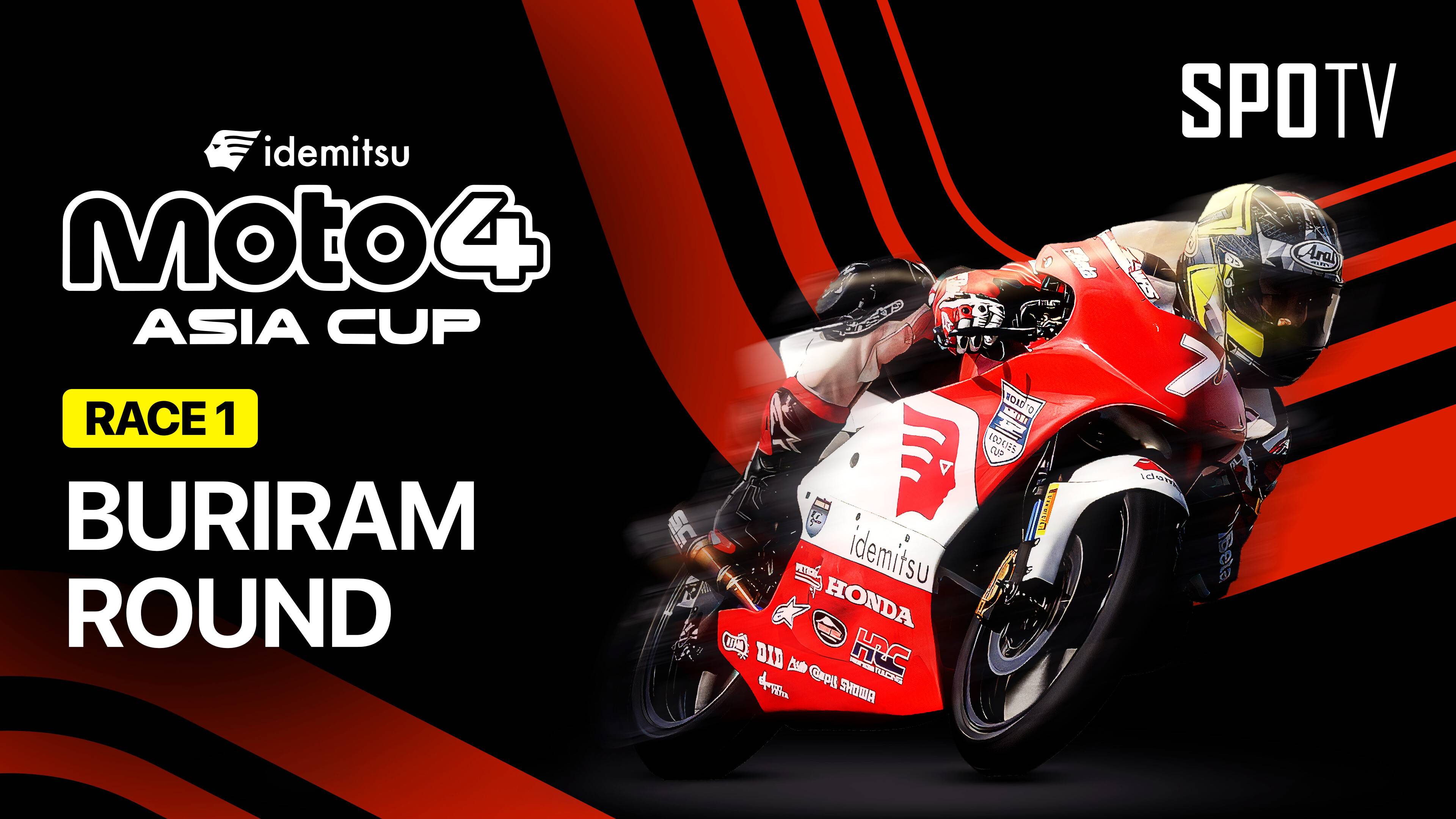 Round 1: Buriram Race 1 - Idemitsu Moto4 Asia Cup 2026