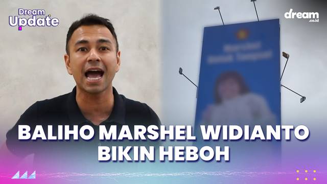 Baliho Wajah Marshel Widianto Terpampang di Tangsel Bersama Logo Parpol, Auto Dicibir Netizen