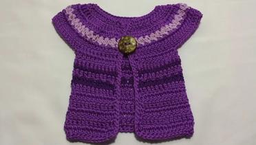 Cara Merajut Sweater Bayi Perempuan