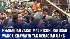 Pembagian Zakat Mal di Makassar Ricuh, Ratusan Orang Khawatir Tak Kebagian Uang | Fokus