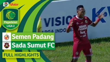 Semen Padang VS Sada Sumut FC - Full Highlights | Pegadaian Liga 2 2023/2024