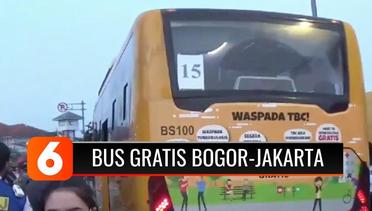 Bus Gratis jadi Solusi Sementara untuk Mencegah Kepadatan Calon Penumpang di Stasiun Bogor Menuju Jakarta