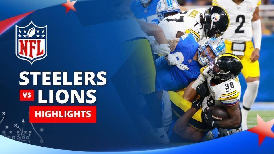 Pittsburgh Steelers vs Detroit Lions - NFL