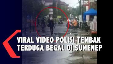 Viral Video Polisi Tembak Terduga Begal di Sumenep