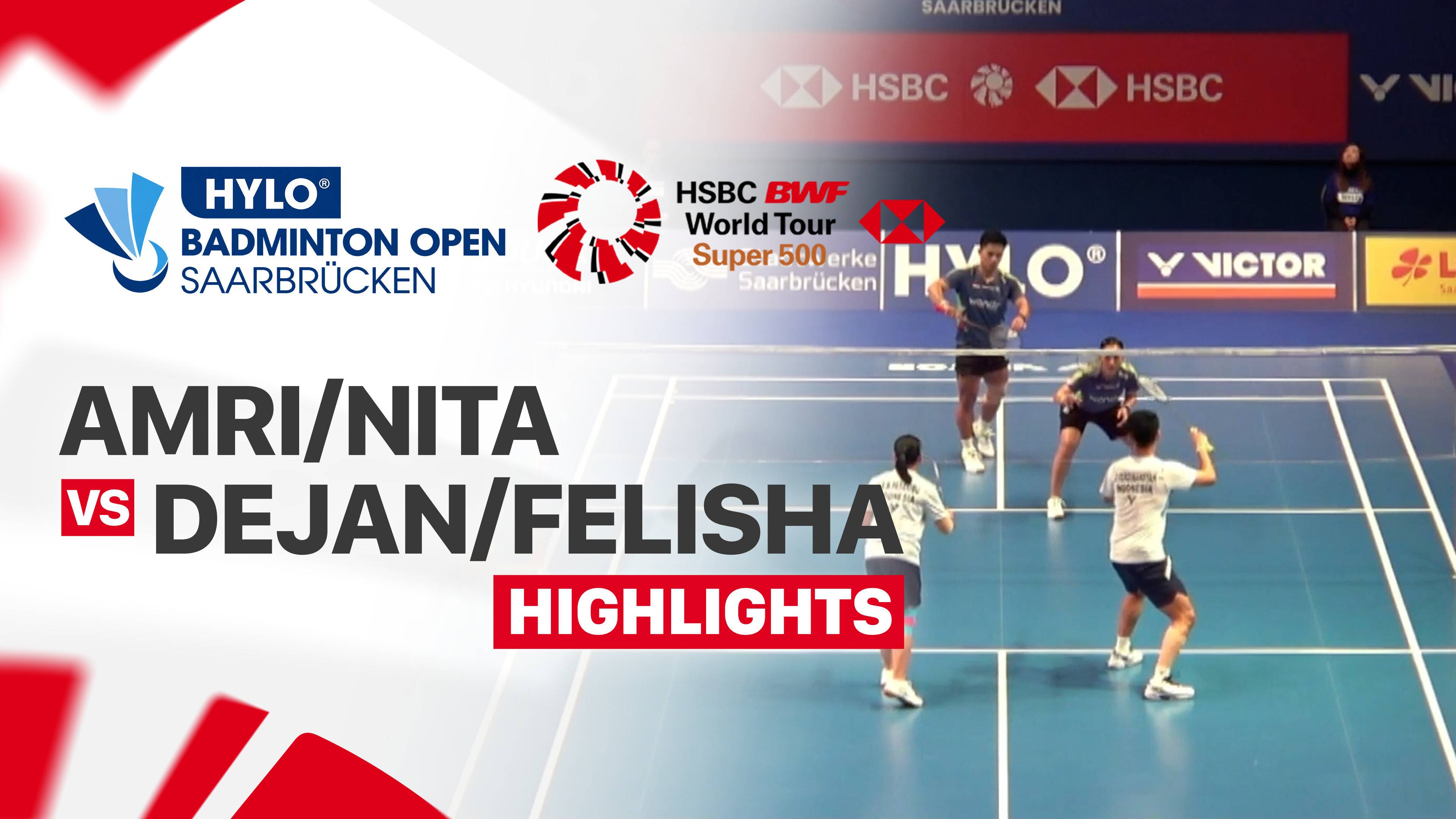 Amri Syahnawi/Nita Violina Marwah (INA) vs Dejan Ferdinansyah/Felisha Alberta Nathaniel Pasaribu (INA) - Mixed Doubles Round of 16 | HYLO Open 2026