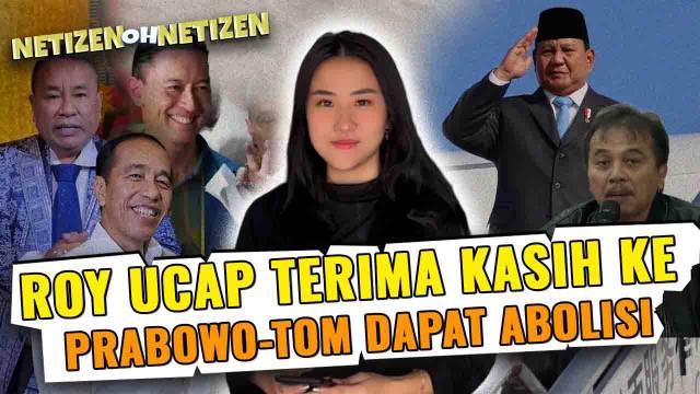 Roy Suryo Ucap Terima Kasih ke Presiden Prabowo hingga Tom Lembong Bebas - NETIZEN OH NETIZEN