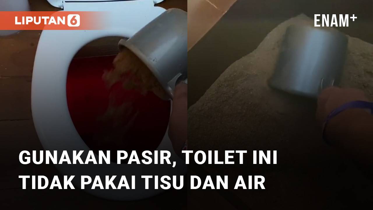 Gunakan Pasir Toilet Ini Tidak Pakai Tisu Dan Air Beda Dari Yang Lain