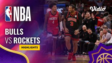 Chicago Bulls vs Houston Rockets - Highlights | NBA Regular Season 2023/24