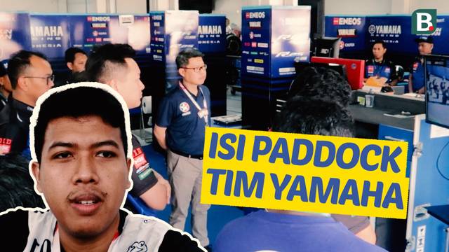 Intip Paddock Yamaha Saat Nonton ARRC Mandalika 2023