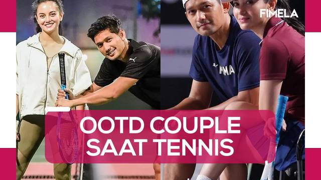 Potret Couple Serasi Ibnu Jamil dan Ririn Ekawati Jajal Olahraga Tenis