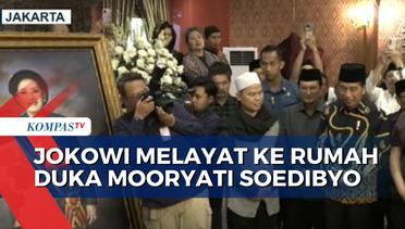 Melayat ke Rumah Duka Mooryati Soedibyo, Presiden Jokowi Ikut Shalat Jenazah