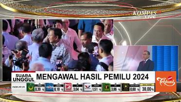 Ratusan Pendukung Prabowo Subianto-Gibran Rakabuming Padati Istora Senayan Jakarta