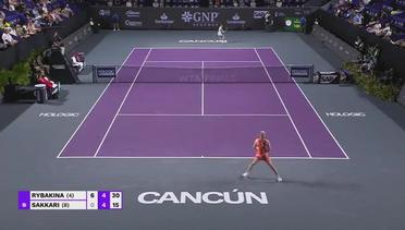 Elena Rybakina vs Maria Sakkari - Highlights | WTA Finals Cancun 2023