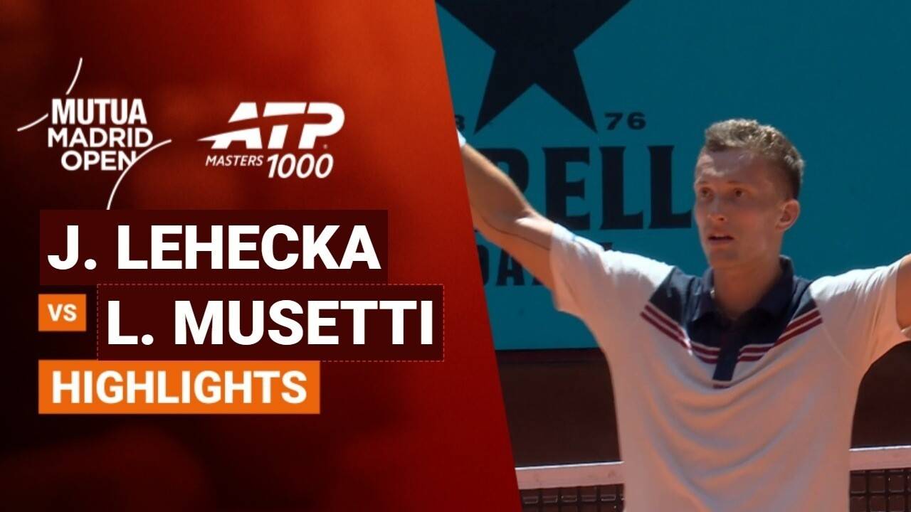 Jiri Lehecka vs Lorenzo Musetti - Round of 16 (Arantxa Sanchez Stadium) | ATP 1000: Mutua Madrid Open 2026