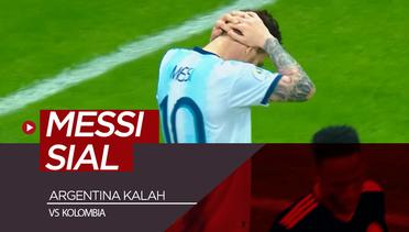 Kesialan Lionel Messi Saat Argentina Kalah dari Kolombia