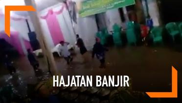 Diterjang Banjir, Hajatan Pernikahan di Madiun Bubar