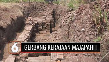 Arkeolog BPCB Jatim Temukan Gerbang Istana Bhre Wengker Milik Paman Raja Hayam Wuruk  | Liputan 6