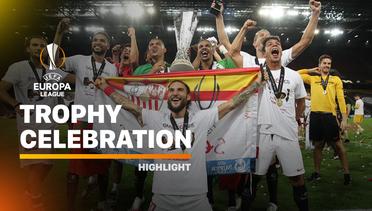 Sevilla’s Europa League Trophy Celebration | UEFA Europa League Final 2019/2020