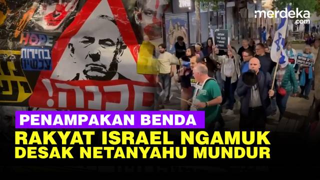 Ngamuk! Ribuan Rakyat Israel Desak Netanyahu Mundur & Dipenjara: Bohong Soal Gaza & Perang Iran