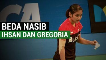 Beda Nasib Ihsan dan Gregoria di Indonesia Open 2017