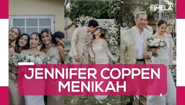 Jennifer Coppen Resmi Dinikahi Kekasih Bulenya