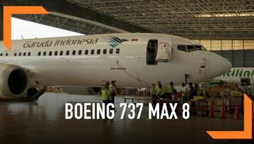 Garuda Larang Boeing 737 Max 8 Terbang