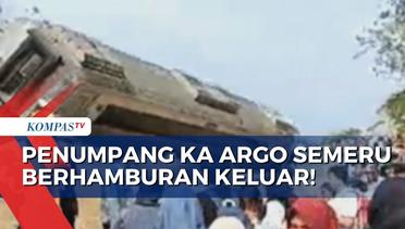 [BREAKING NEWS] Detik-Detik Penumpang KA Argo Semeru dan Wilis Berhamburan Keluar dari Gerbong!