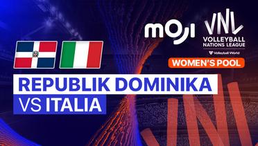 Republik Dominika vs Italia - Full Match | Women's Volleyball Nations League 2024
