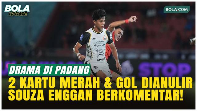 2 Kartu Merah dan Gol Dianulir, Mauricio Souza Ogah Komentari Wasit Usai Persija Tumbang!