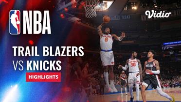 Portland Trail Blazers vs New York Knicks - Highlights | NBA Regular Season 2023/24