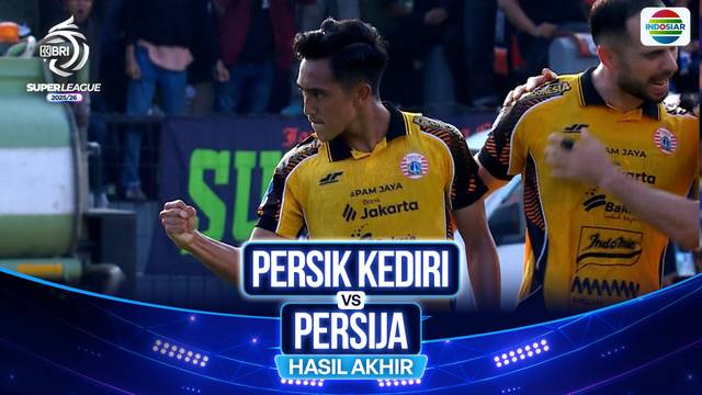 Hasil Akhir - Persik Kediri vs Persija | BRI Super League 2025/26