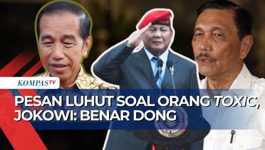 Begini Kata Jokowi saat Setuju Pesan Luhut Soal Seleksi Orang Toxic ke Kabinet Prabowo