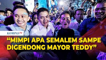 Momen Gibran Digendong Mayor Teddy Saat di Istora Senayan
