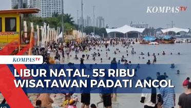 Pantai Ancol Padat Pengunjung, Tercatat Ada 55.000 Orang Masuk ke Area Ancol