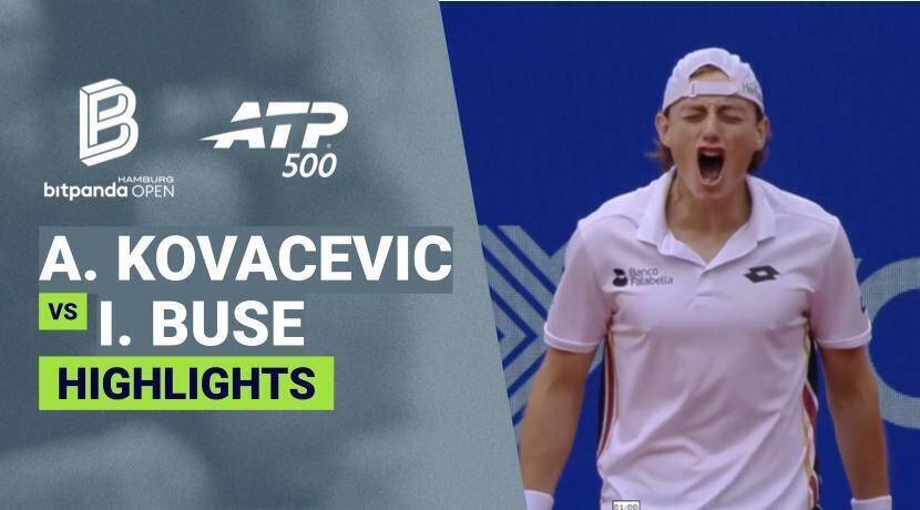 Aleksandar Kovacevic vs Ignacio Buse - Semifinal | ATP 500: bitpanda Hamburg Open 2026