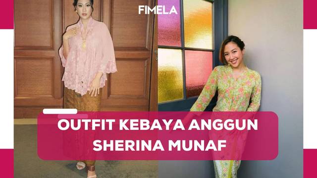 Penampilan Anggun Sherina Munaf dalam Balutan Kebaya Berbagai Warna