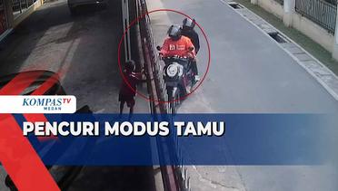 Pencuri Motor Modus Bertamu Terjadi di Medan