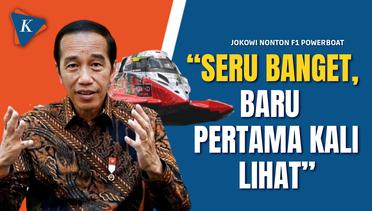 Kesan Jokowi Usai Nonton F1 Powerboat Danau Toba