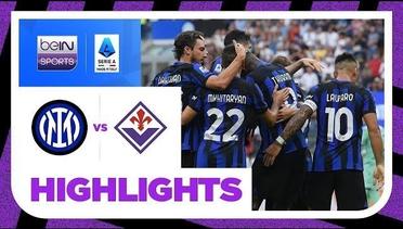 Inter vs Fiorentina - Highlights | Serie A 2023/2024