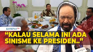 Surya Paloh Puji Jokowi Undang Tiga Bacapres Makan Siang di Istana