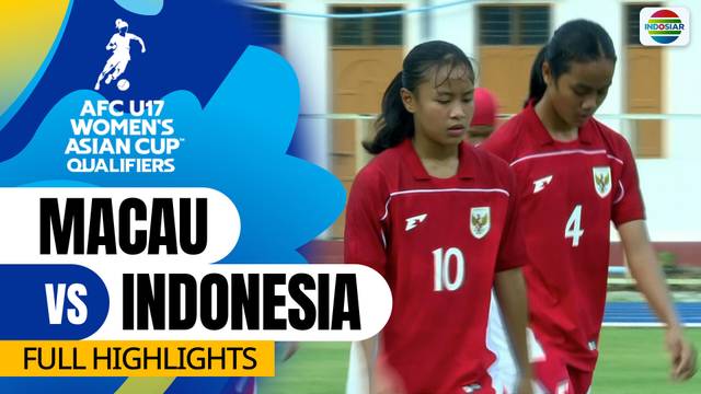 Macau VS Indonesia - Full Highlights | AFC U17 Women's Asian Cup Qualifiers