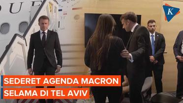 Presiden Perancis Tiba di Tel Aviv, Temui Warga dan PM Israel