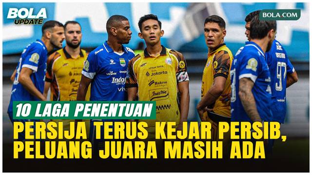 Persija Tertinggal 6 Poin dari Persib, Masih Ada Peluang Juara