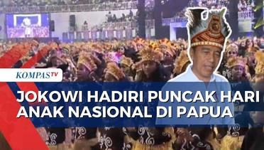 Ini Pesan Jokowi saat Hadiri Puncak Acara Hari Anak Nasional di Papua