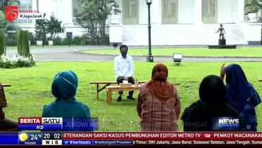 Beri Bantuan Modal Kerja, Jokowi Minta Pelaku UMKM Tak Patah Semangat