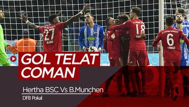 Gol Kingsley Coman Loloskan Bayern Munchen ke Perempat Final DFB Pokal