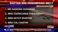 Inilah Nama WNI yang Menjadi Korban Malaysia Airline MH17