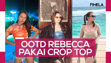 Namanya Tengah Viral, Berikut 8 Penampilan Rebecca Klopper Kenakan Pakaian Crop Top
