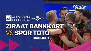 Highlight | Ziraat Bankkart 3 vs 1 Spor Toto | Men's Turkish League