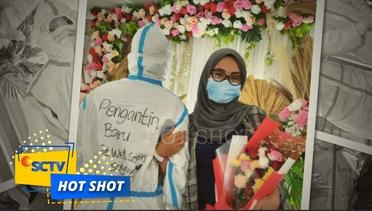 Viral!! Pernikahan Secara Virtual di Wisma Atlet Kemayoran | Hot Shot